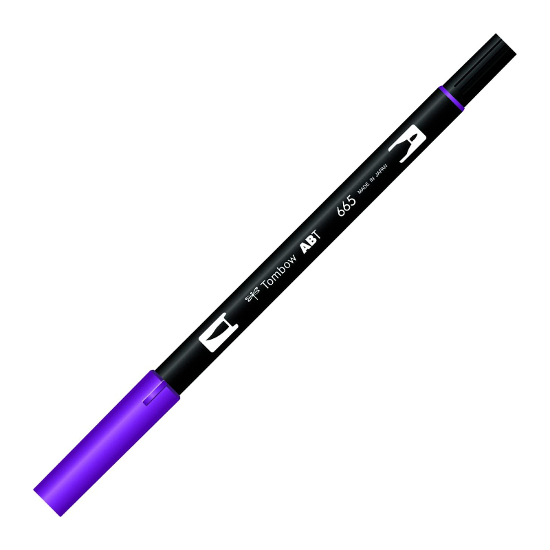Tombow Dual Brush Pen purple 665