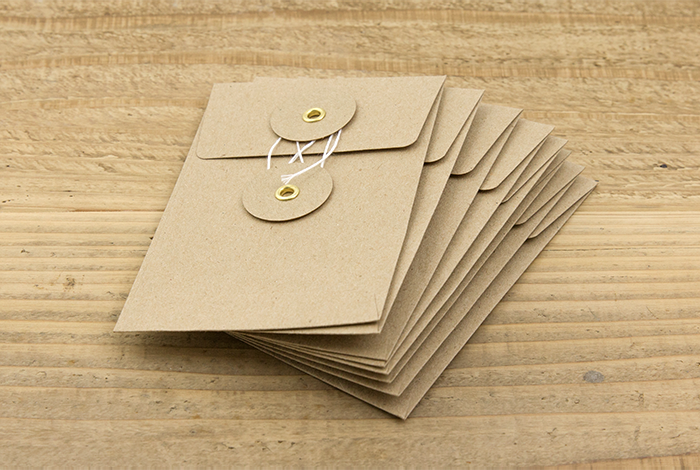 Traveler's Company Kraft Envelope Small - Vertical (Brown)
