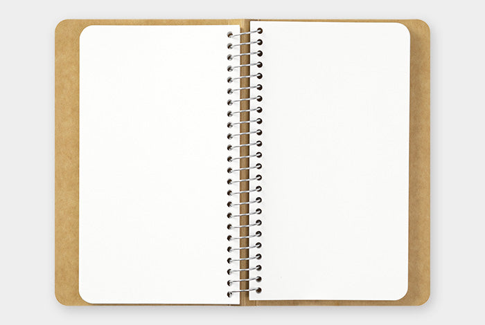 Traveler's Company Spiral Ring Notebook - MD White A6 Slim