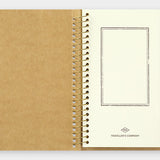 Traveler's Company Spiral Ring Notebook - Paper Pocket A6 Slim
