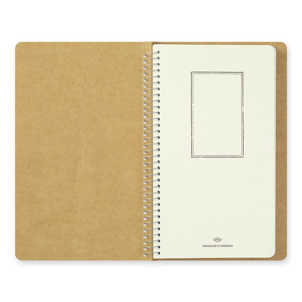 Traveler's Company Spiral Ring Notebook - MD White A5 Slim