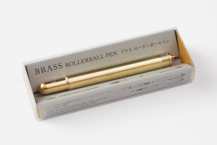 Traveler's Company Brass Rollerball Pen