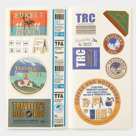 Traveler’s Notebook Regular Refill Sticker Release Paper 031
