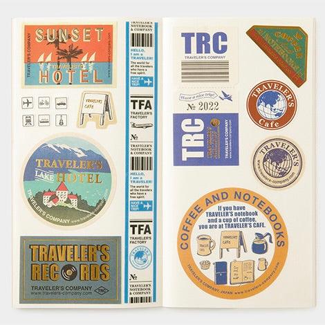 TRAVELER'S Notebook Refill Sticker Release Paper 031