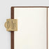 Traveler’s Notebook Brass Clip Logo