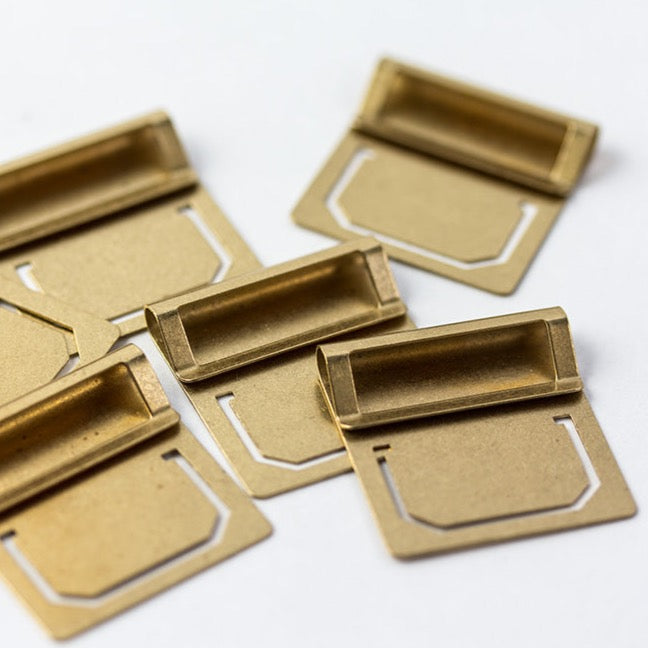 Traveler's Company Brass Index Clips