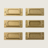 Traveler's Company Brass Label Plates