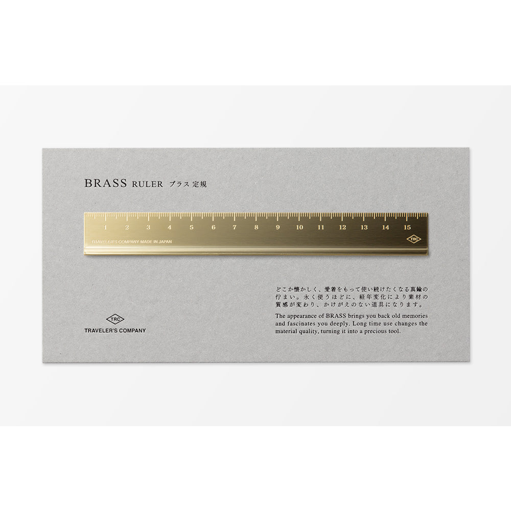 Traveler's Company Brass Ruler