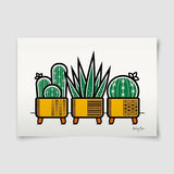 Trio Cacti A4 Print